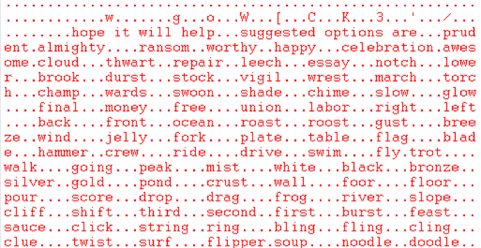 図3 – マルウェアが使用するルックアップ テーブルを示す、CONFUCIUS_Aサンプルからのメモリ ダンプ(テーブルは説明をわかりやすくするために 一部割愛）