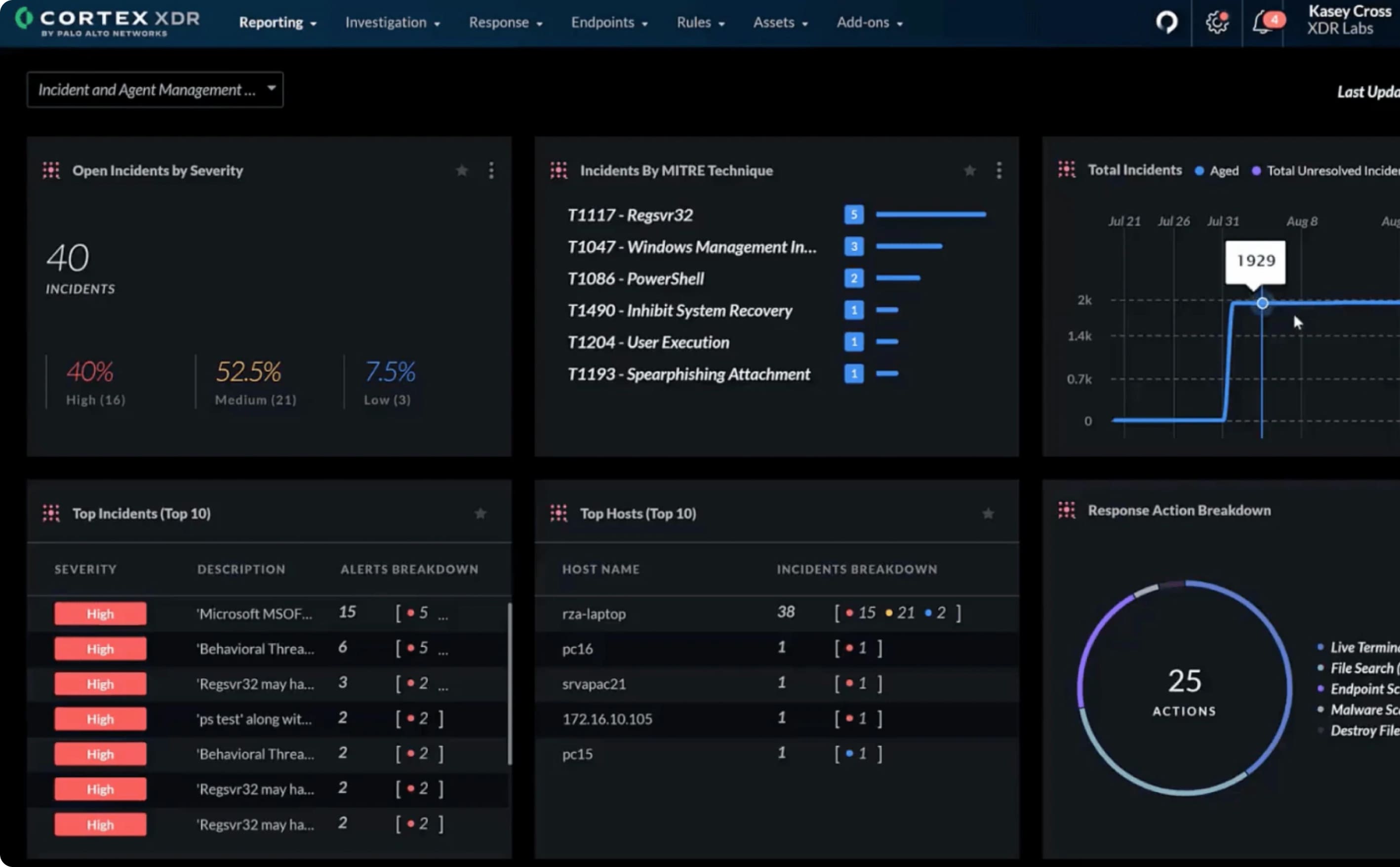 XDRのライブデモ