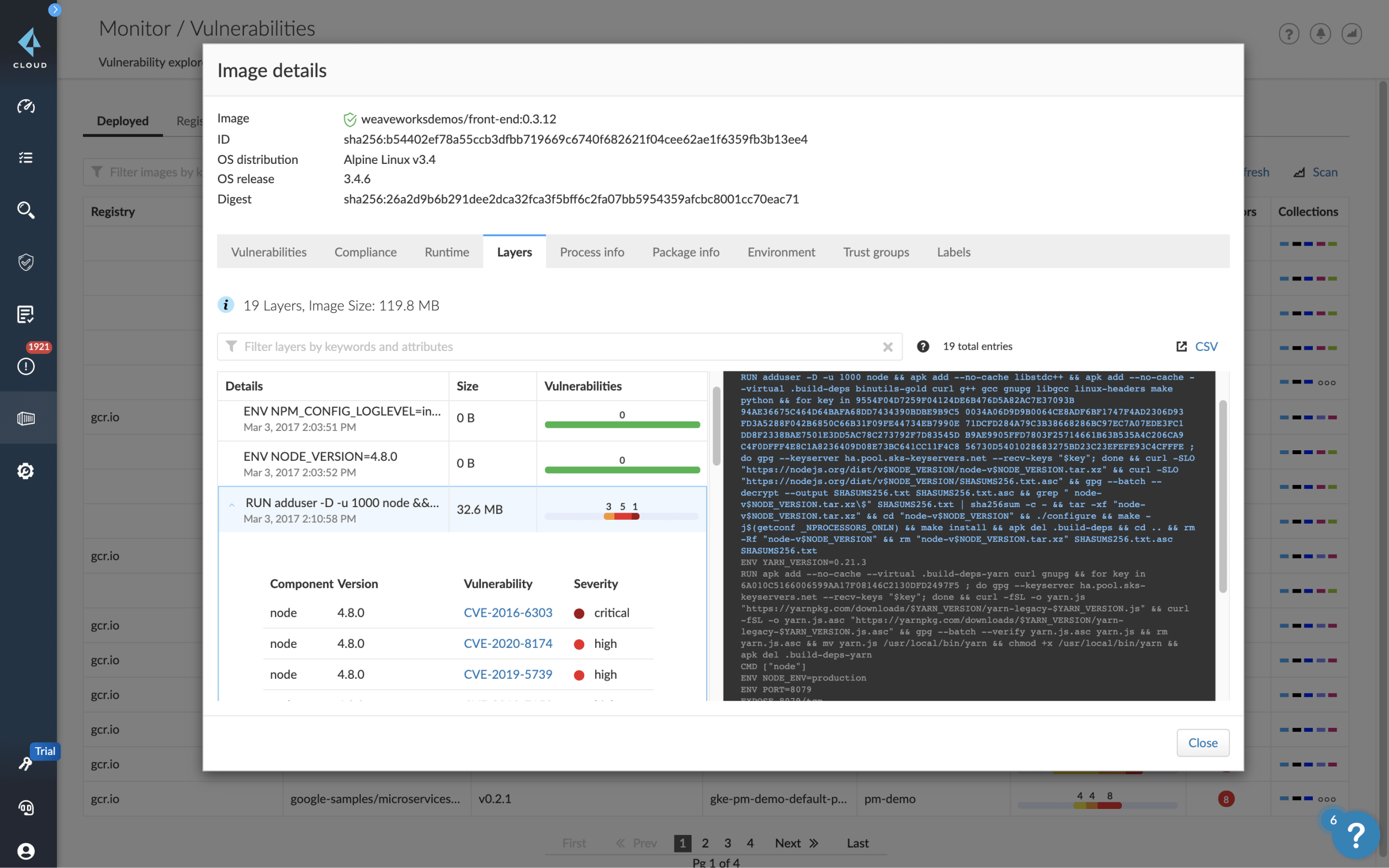 クラウド ワークロード保護