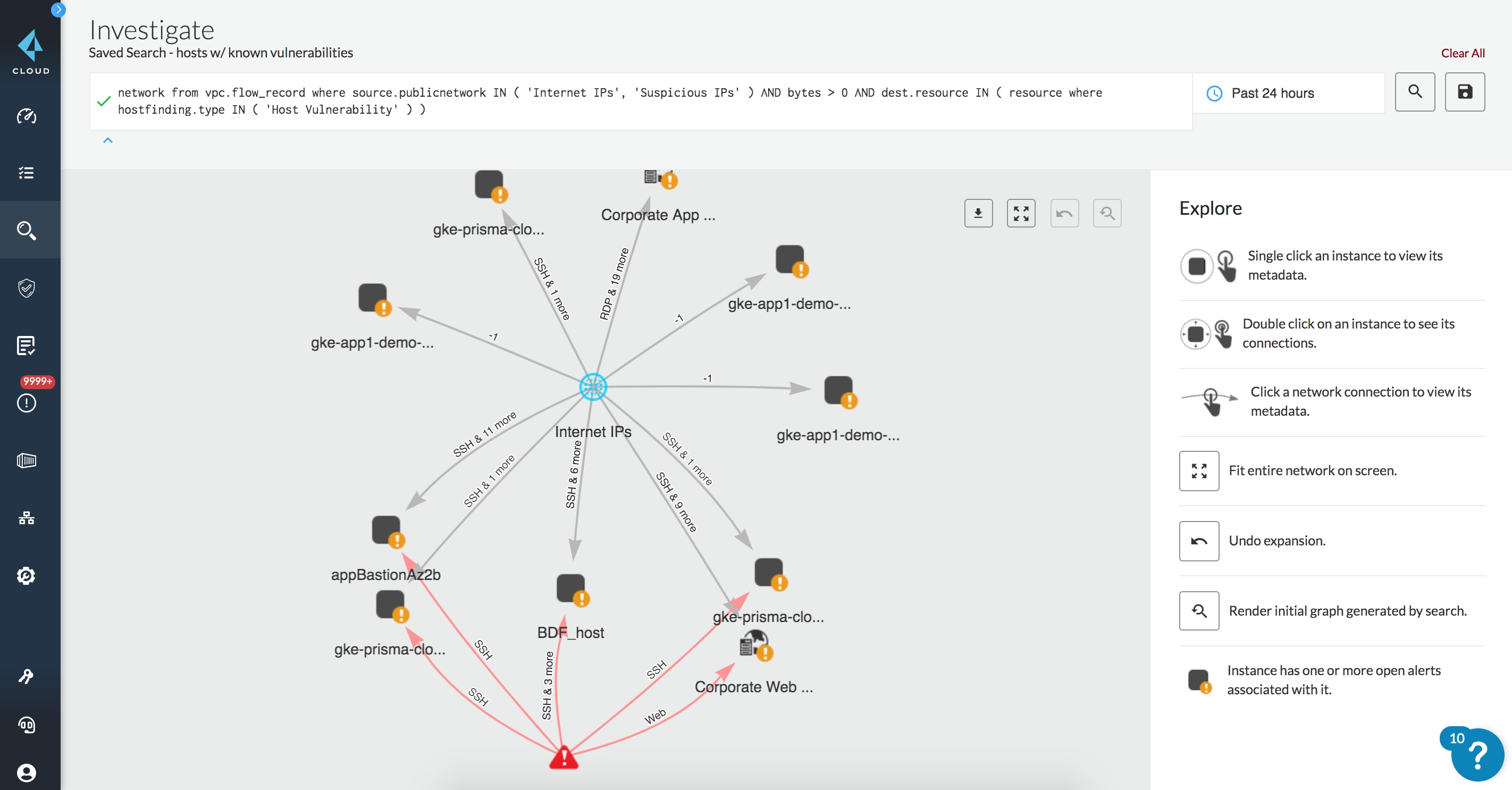 脅威インテリジェンス ベースの脅威検出ポリシー