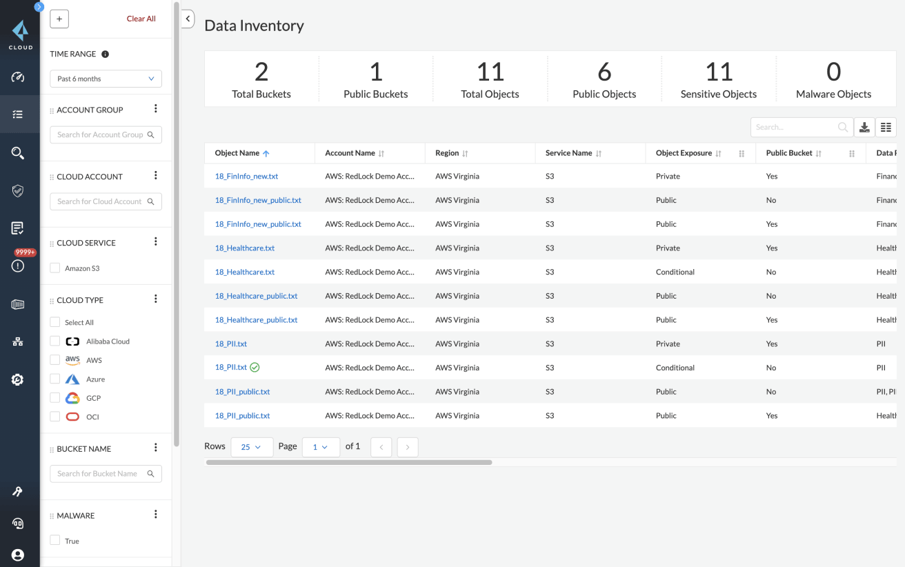 ポリシーとパターンのスクリーンショット
