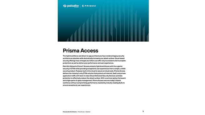 Prisma Accessデータシート