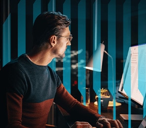 役員室の経営幹部の画像