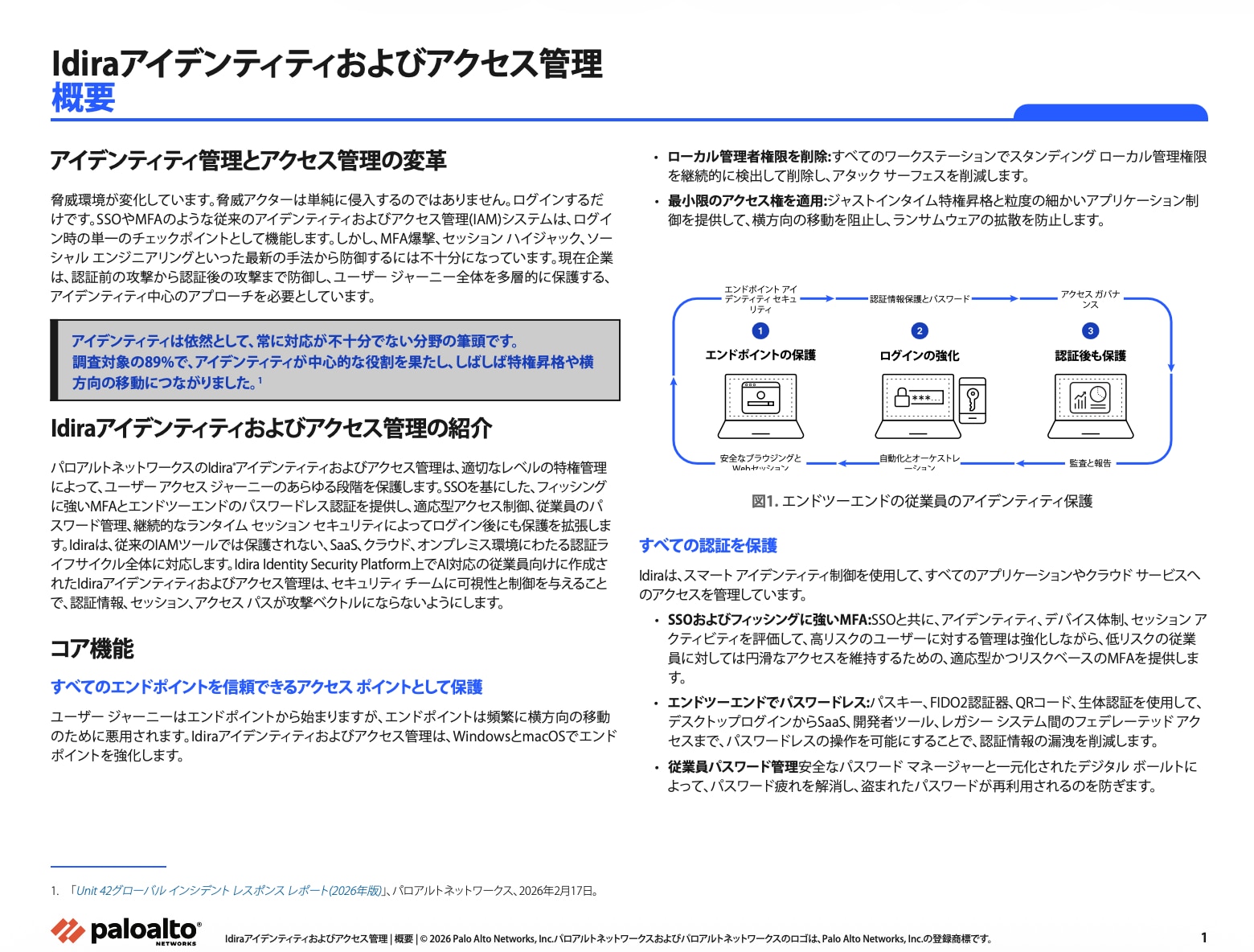 エンドポイントからアプリケーションまで、ワークフォースのアクセスを保護